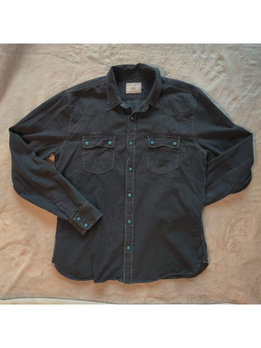 Freenote Cloth Sawtooth Western Snap Shirt MIUSA Large